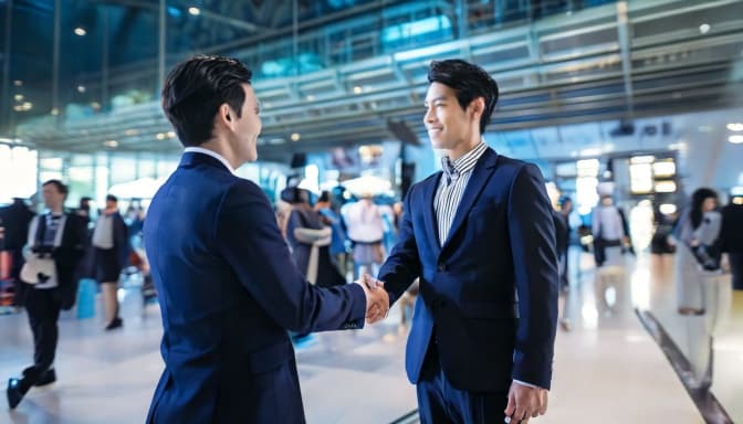 企業担当者と直接交流